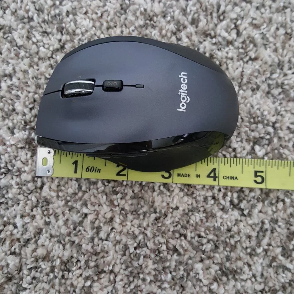 Logitech Wireless Optical Mouse M705 Marathon 5 Programmable Buttons Right Hand